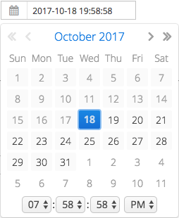 date time chooser