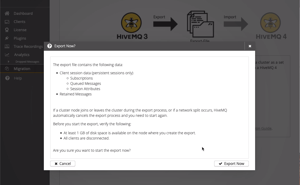 Export Now